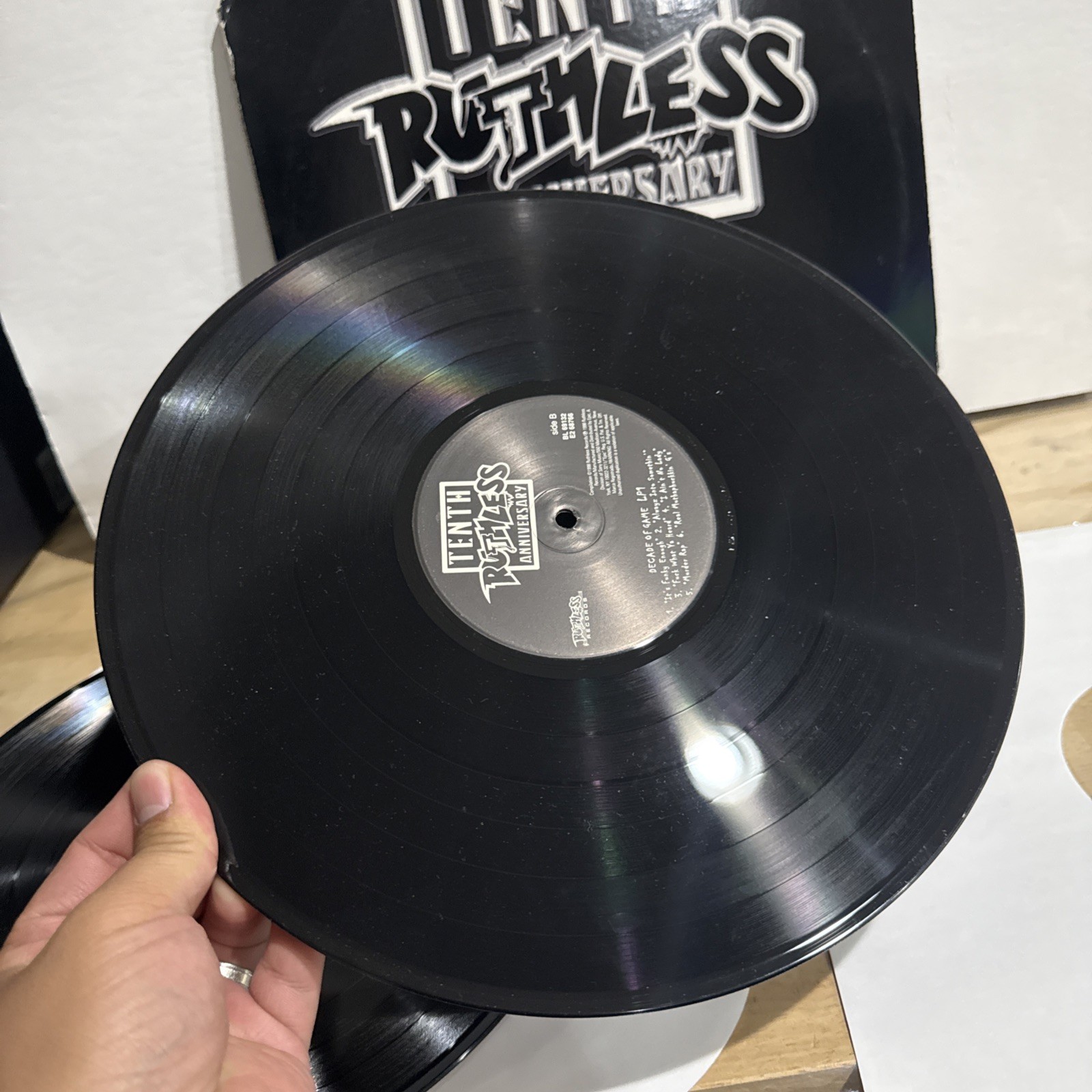 RUTHLESS RECORDS Tenth Anniversary Compilation “Decade Of Game” 2xLP 1998 UC