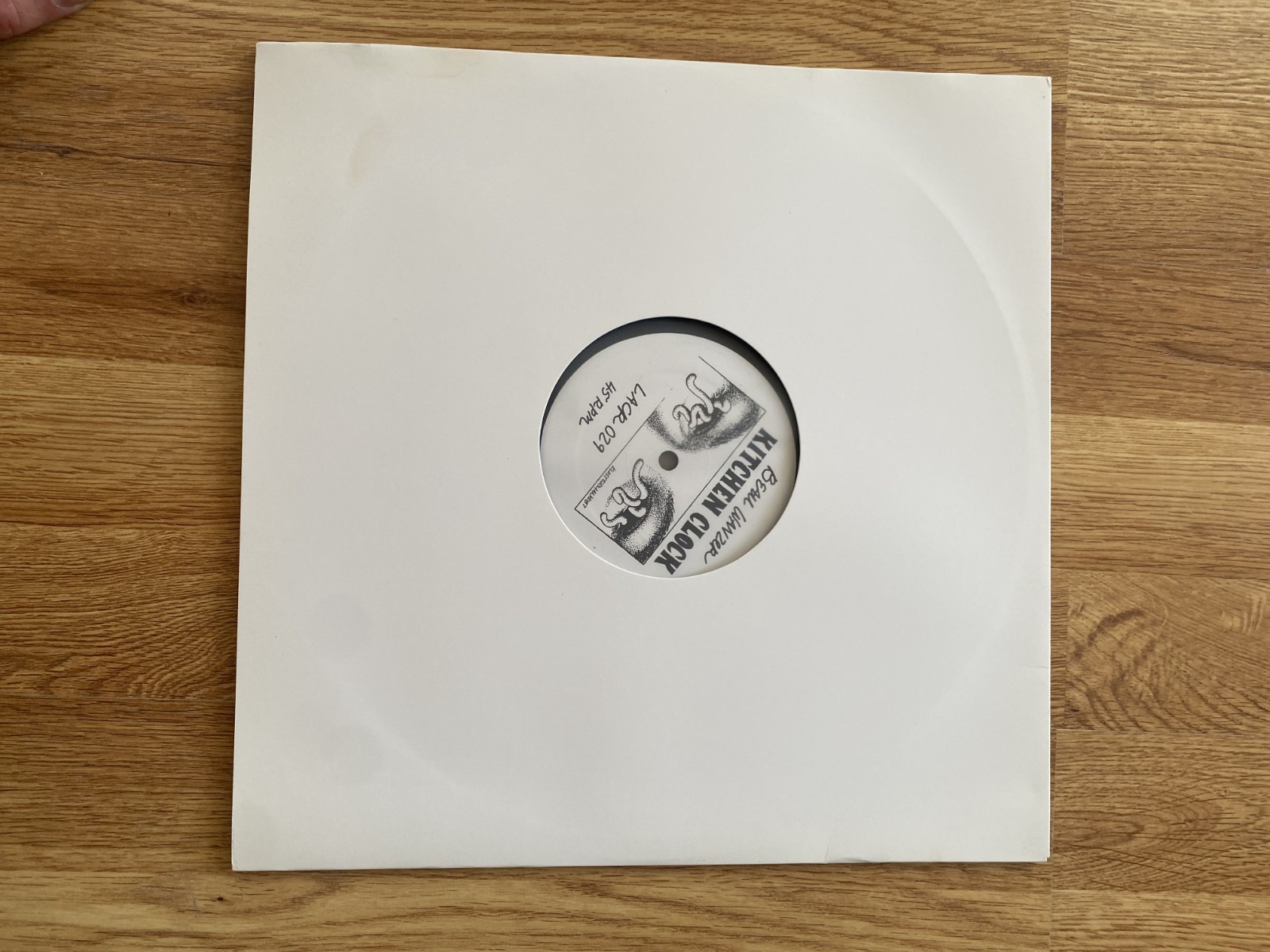 Beau Wanzer Kitchen Clock EP 45 12″ vinyl record LA Club Resource electronica