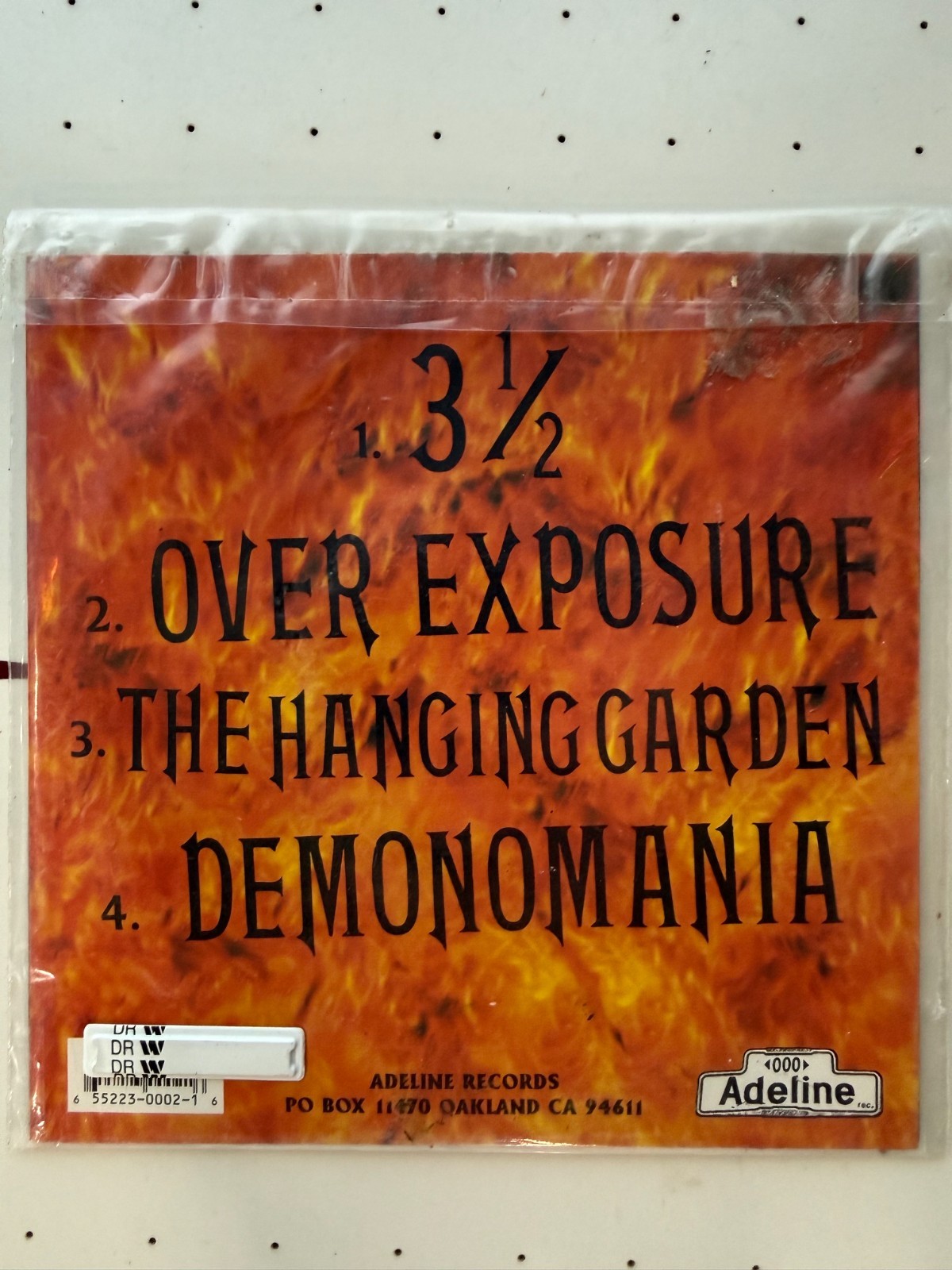 AFI A Fire Inside EP 7″ 1998 True 1st PRESSING RARE In Original Packaging