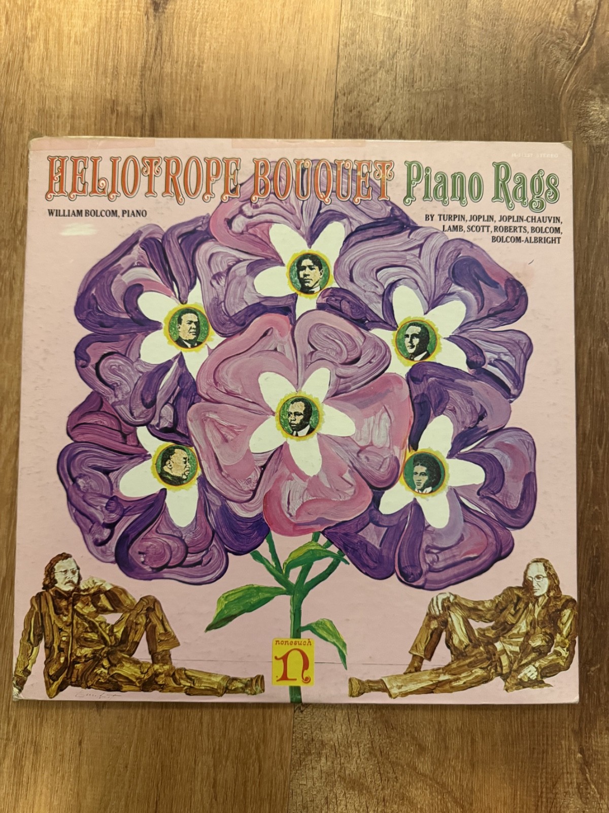 William Bolcom Heliotrope Bouquet Piano Rags Nonesuch H-71257 Vinyl LP Stereo