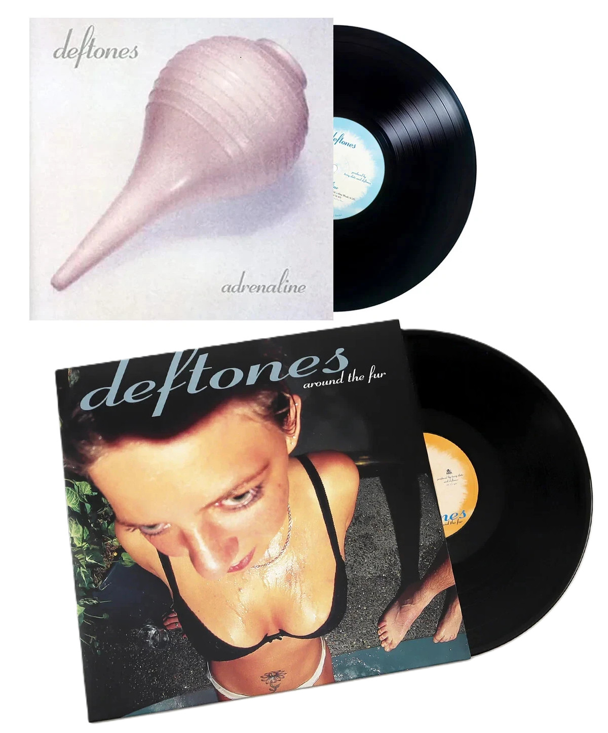 2 ALBUM LOT Deftones ADRENALINE + AROUND THE FUR Vinyl LP NEW SEALED!!