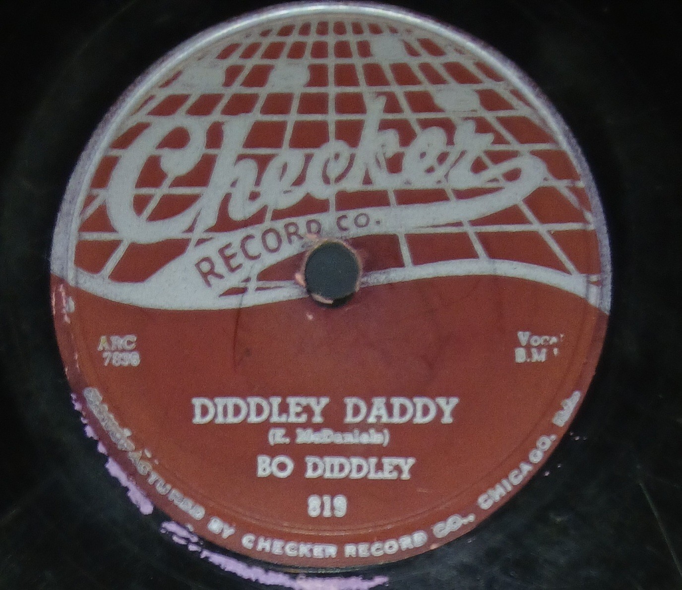 Bo Diddley Diddley Daddy/She’s Fine She’s Mine Checker 819 78 RPM G+