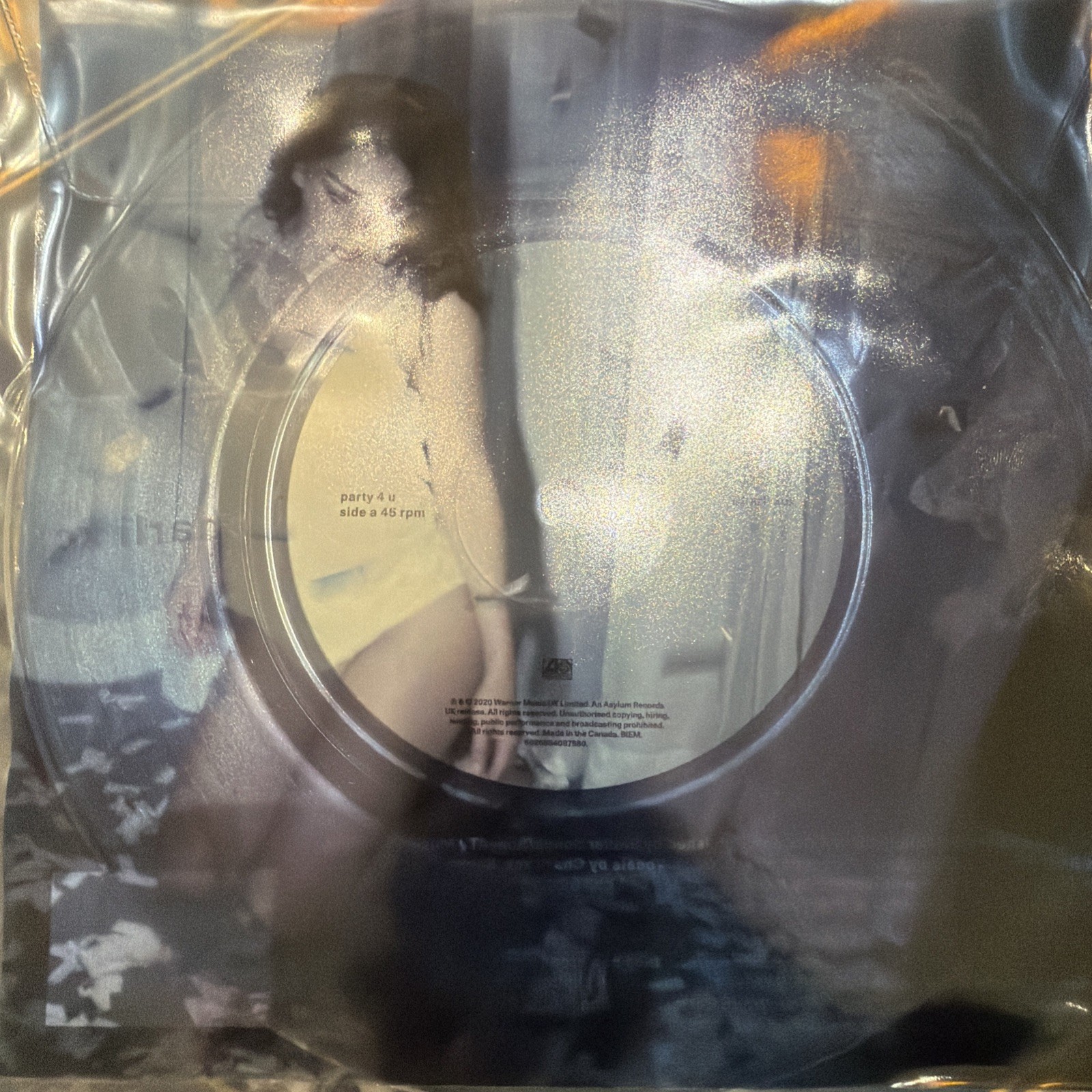 Charli XCX Party 4U 7″ Vinyl 2026 RSD LE /8000 Record Store Day NEW