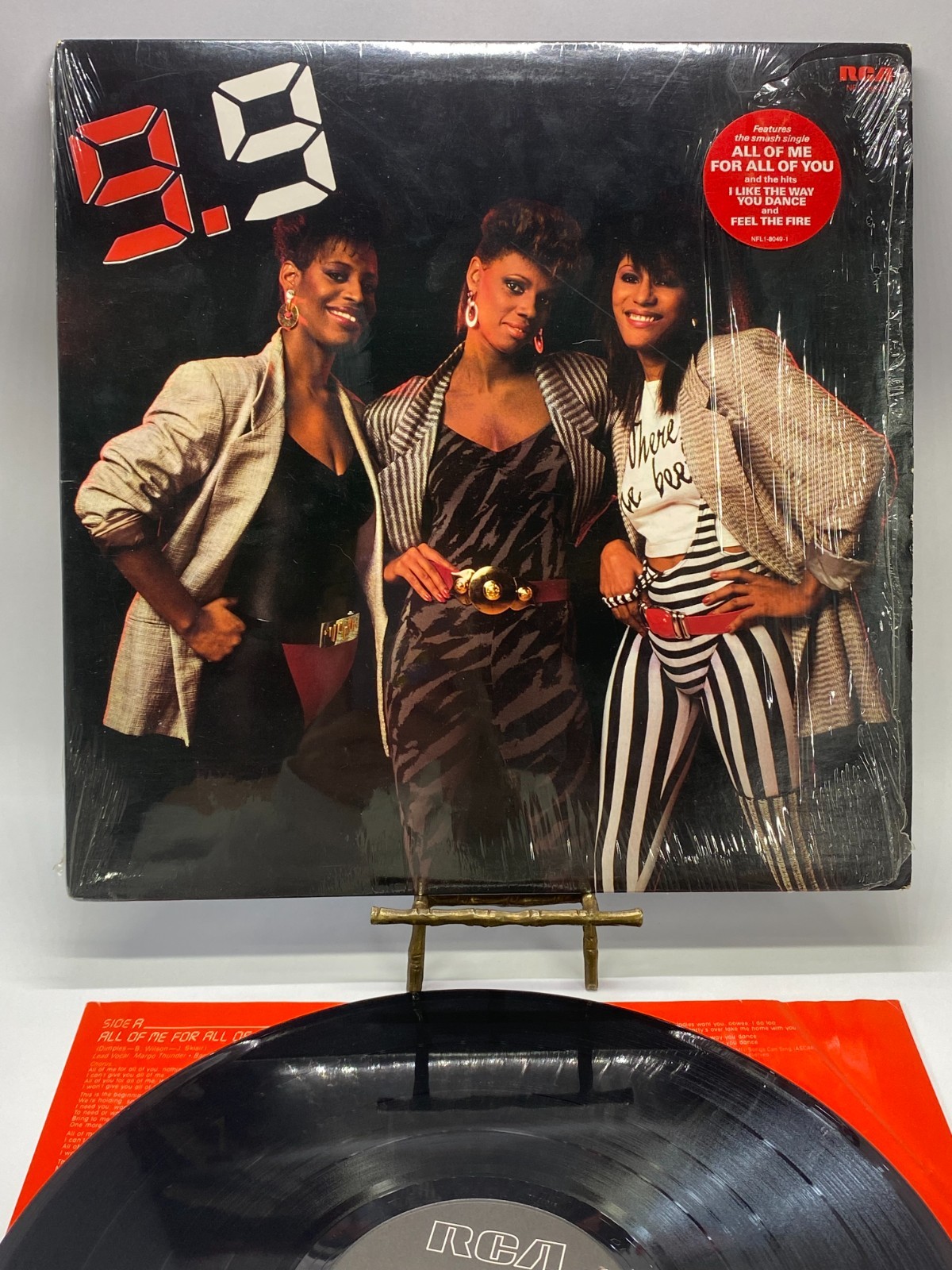 9.9 Self-Titled Vintage Vinyl LP 1985 RCA Record NFL1-8049-A