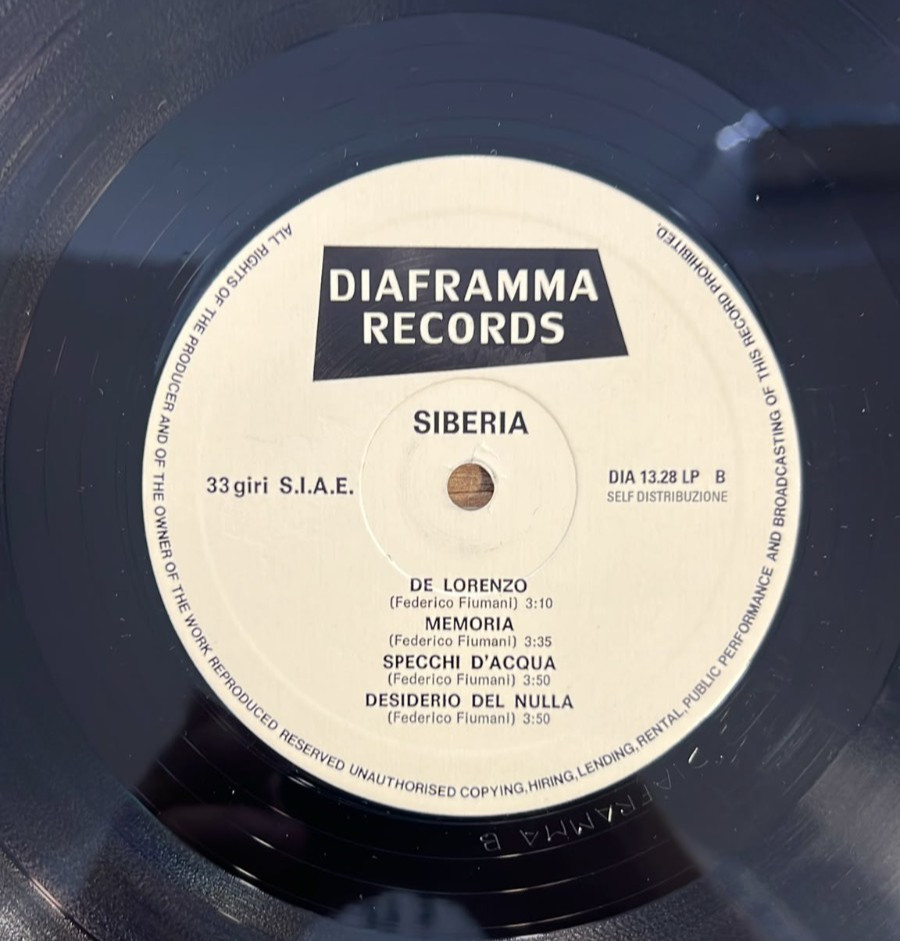 DIAFRAMMA Siberia LP Vinile + CD Ristampa Autografata Edizione Limitata Rara