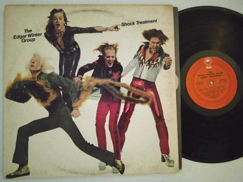 EDGAR WINTER GROUP LP SHOCK TREATMENT 1974 EPIC PE 32461 TERRE HAUTE PRESS