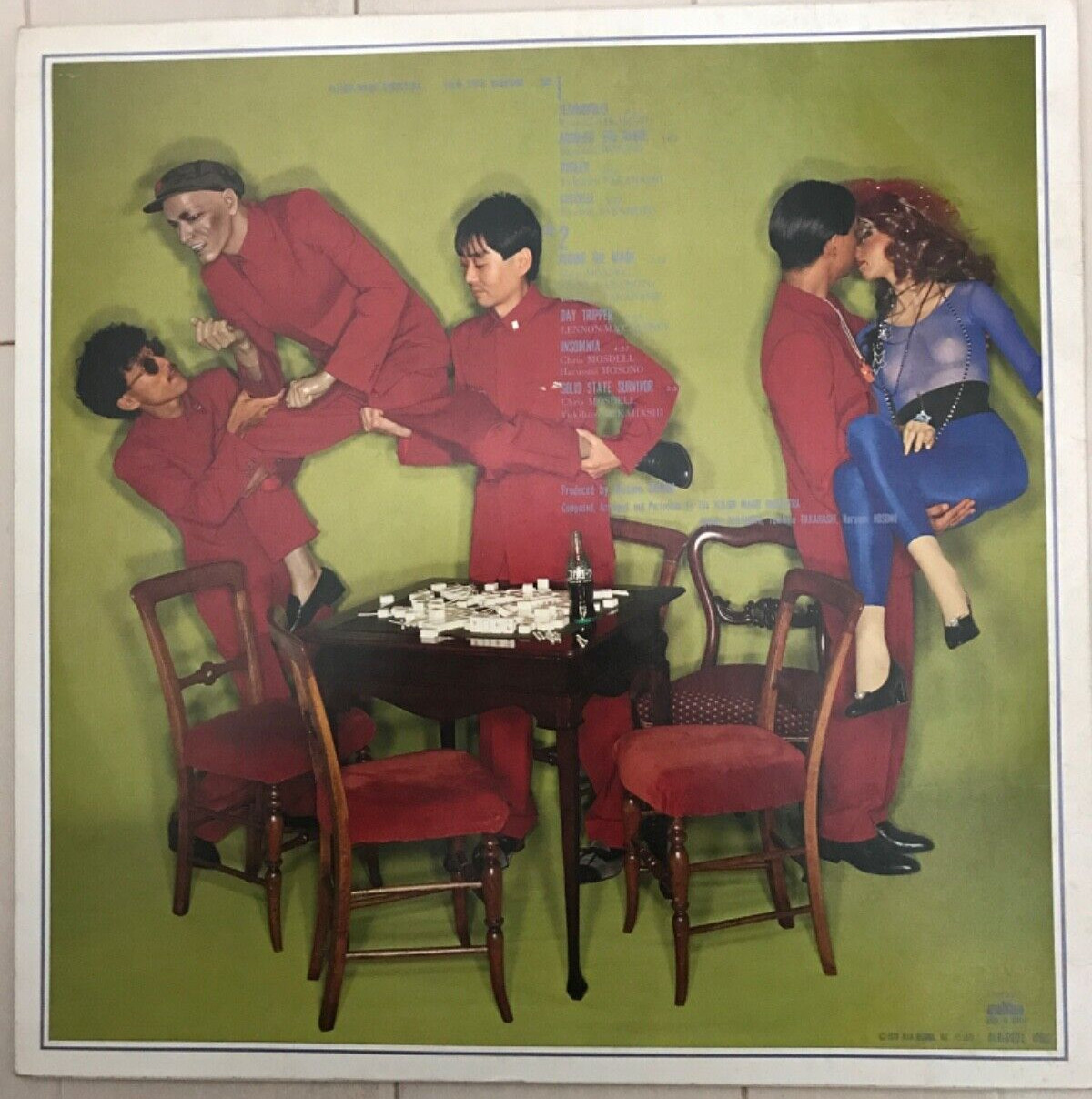 FIRST EDITION !! YMO Yellow Magic Orchestra Solid State Survivor Japan Vinyl LP
