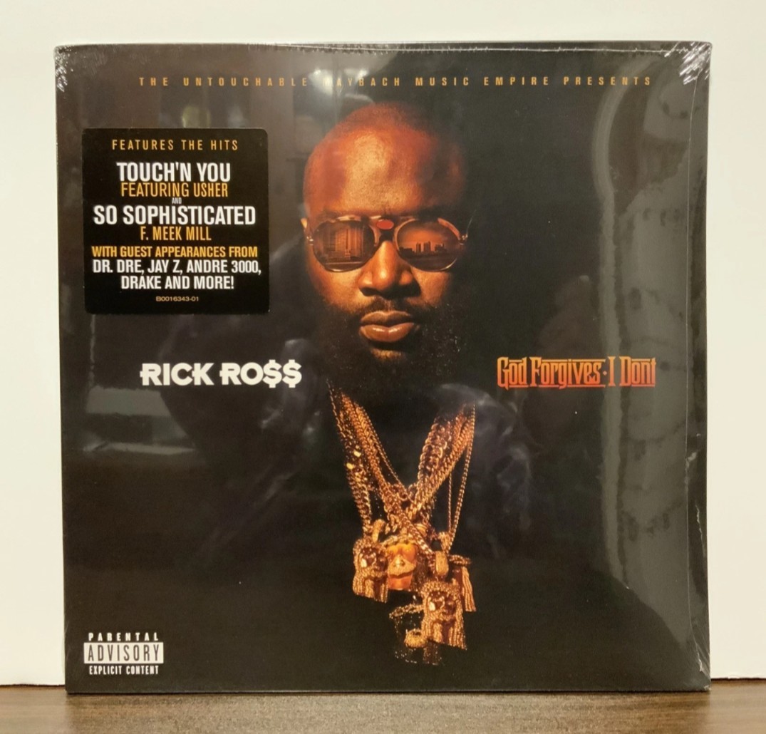 Rick Ross ‎– God Forgives, I Don’t, 2012 US 1st Press Vinyl 2 LP SEALED! Hip Hop