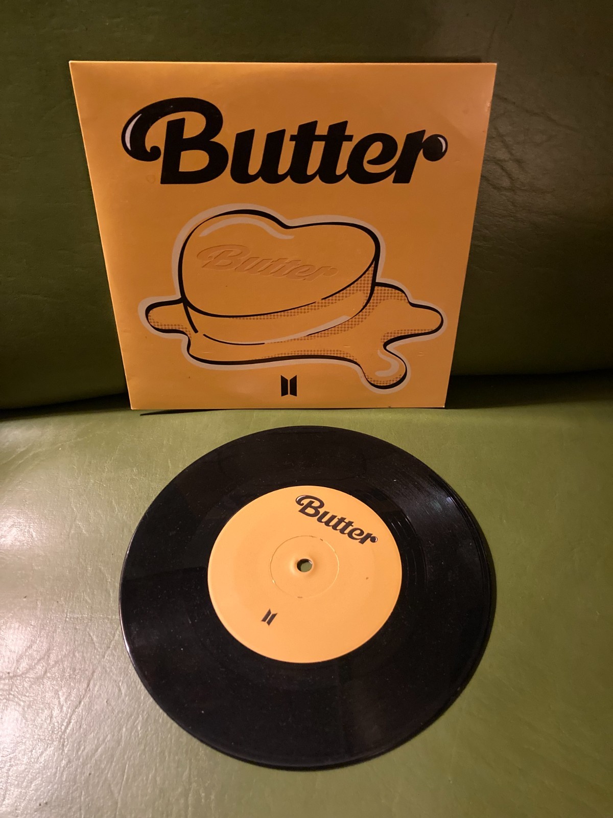 BTS – Butter 7″ Vinyl 45 Single 2021 Limited Edition Hybe Records K-POP Rare! EX