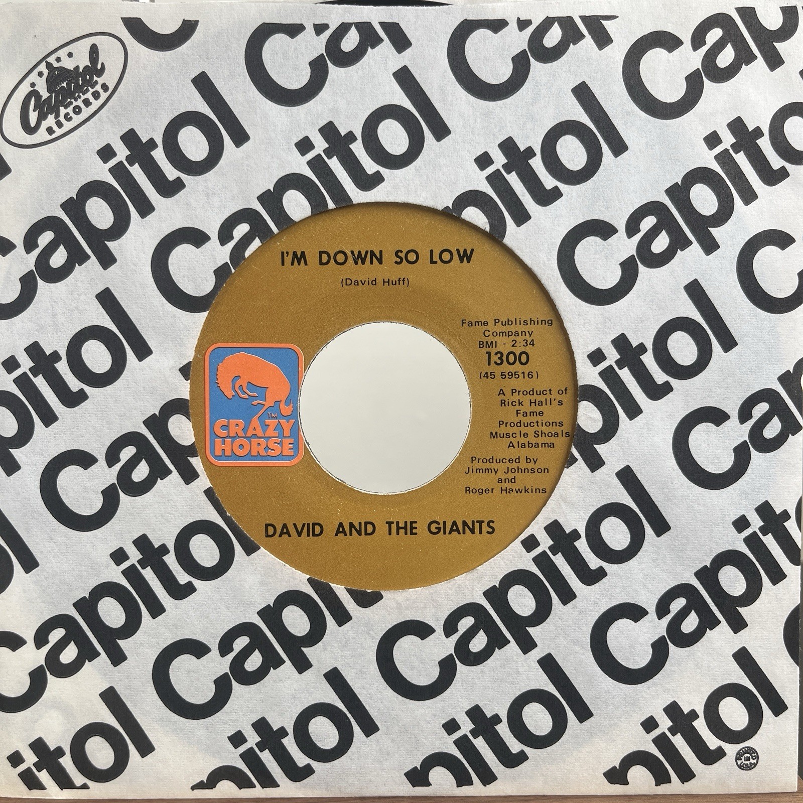 David & The Giants – Ten Miles High • Original Capitol 45 • Northern Soul • VG+