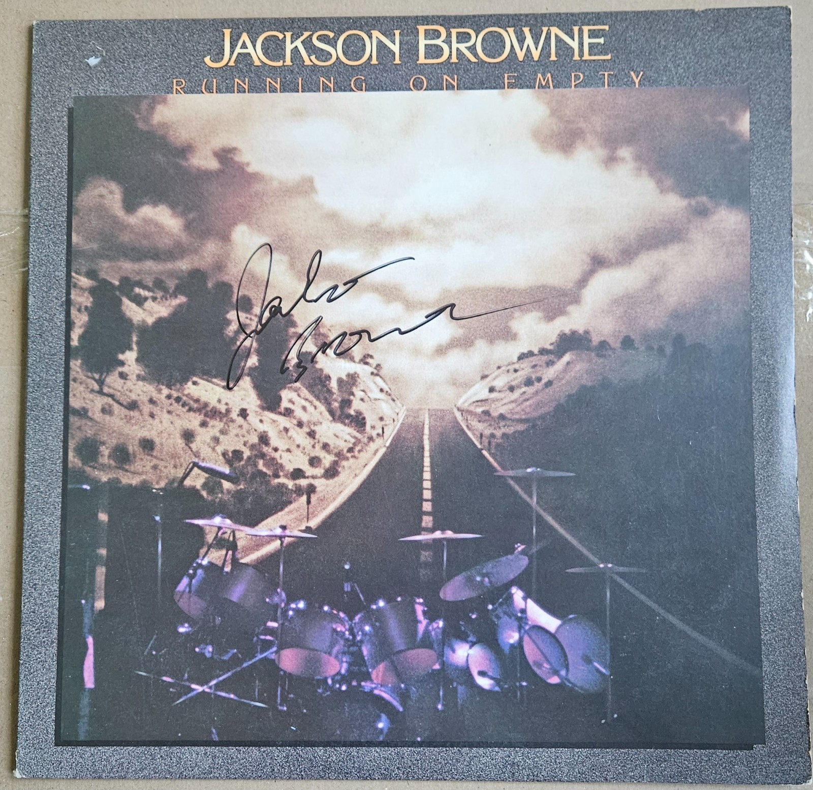 Jackson Browne, Running On Empty; AUTOGRAPHED LP Vinyl w/ Booklet