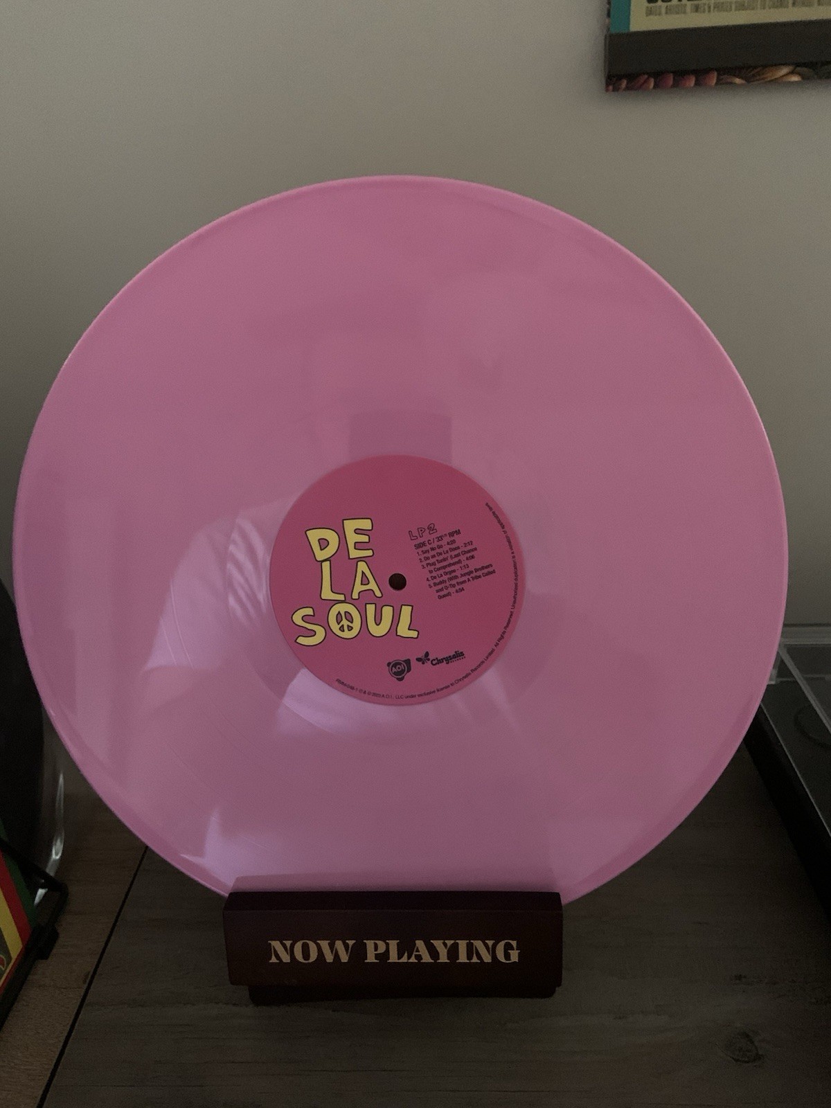 De La Soul 3 Feet High & Rising 2023 Reissue Magenta Vinyl, 2 LPS
