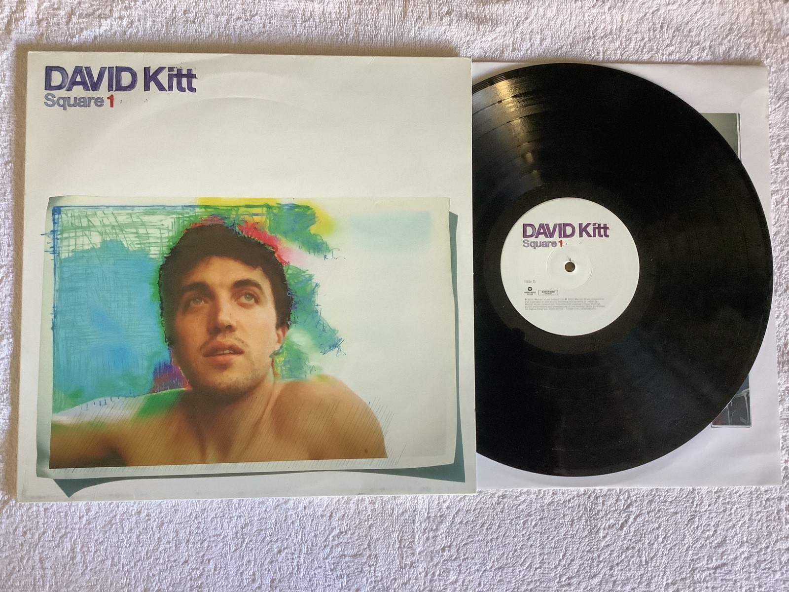 DAVID KITT – Square 1 LP 2003 Ireland Indie Rock Pop Alex Chilton Arctic Monkeys