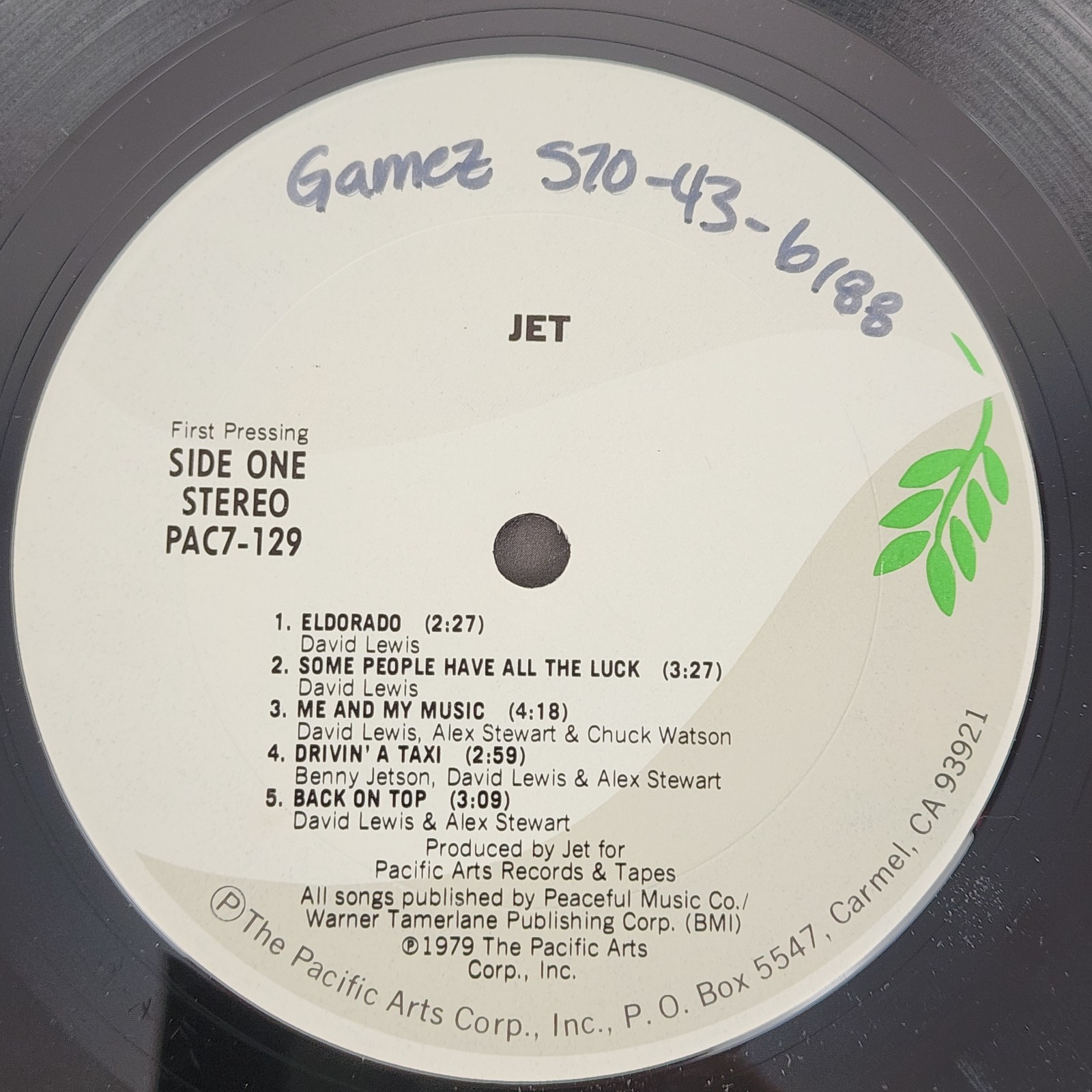 Jet – Self Titled – LP Vinyl Record
