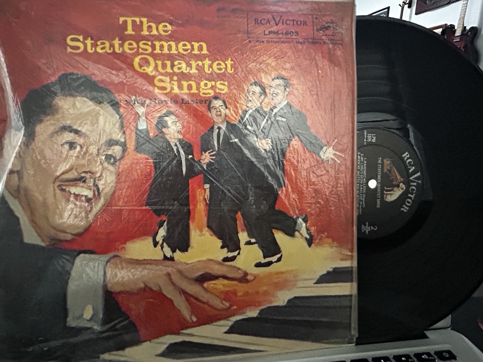Southern Gospel Quartet 6 LP Lot Statesmen Rebels Plainsmen Calvary Road Bearden