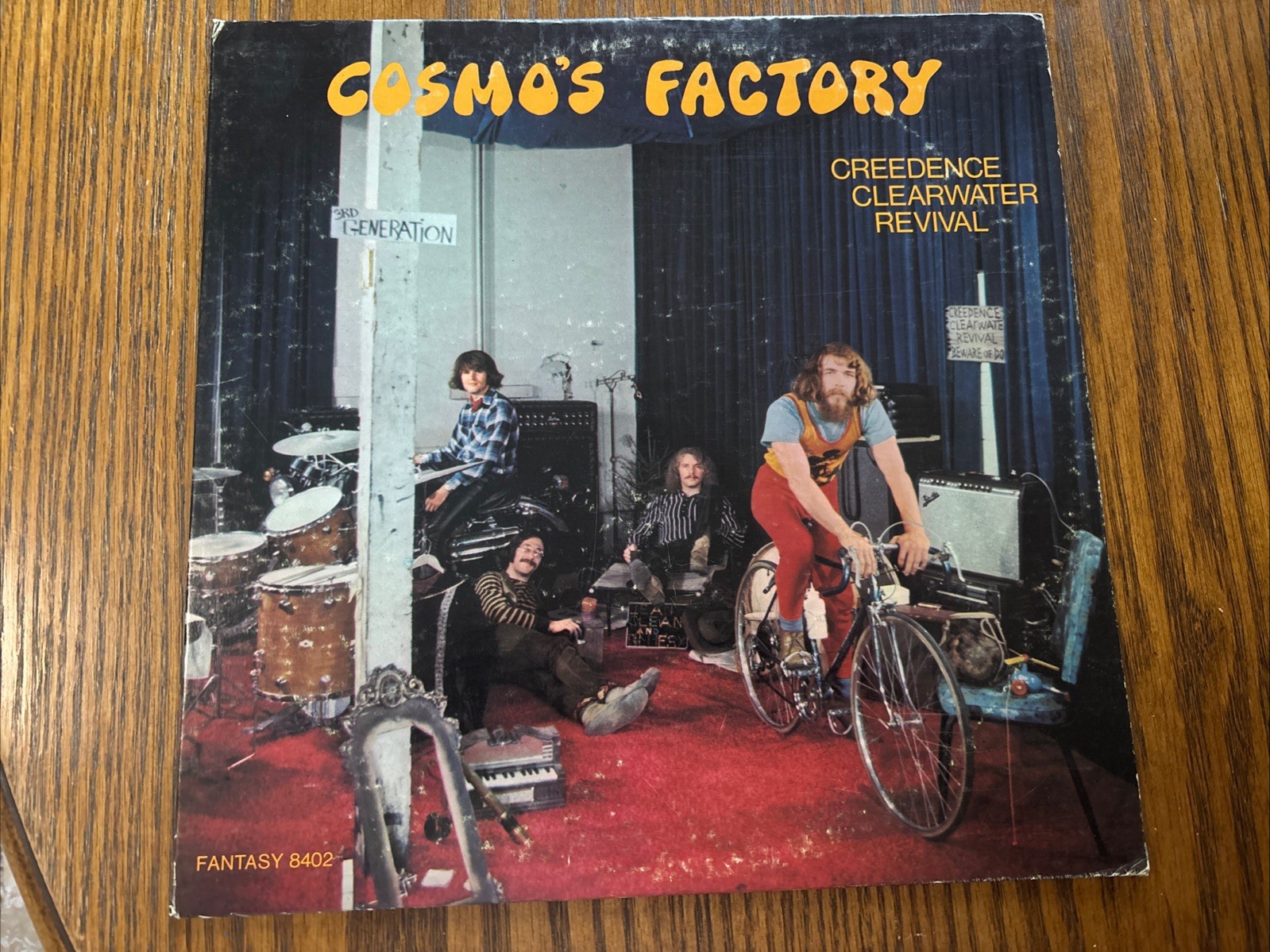 CREEDENCE CLEARWATER REVIVAL Cosmo’s Factory 1970 FANTASY 8402 1st Press VG +