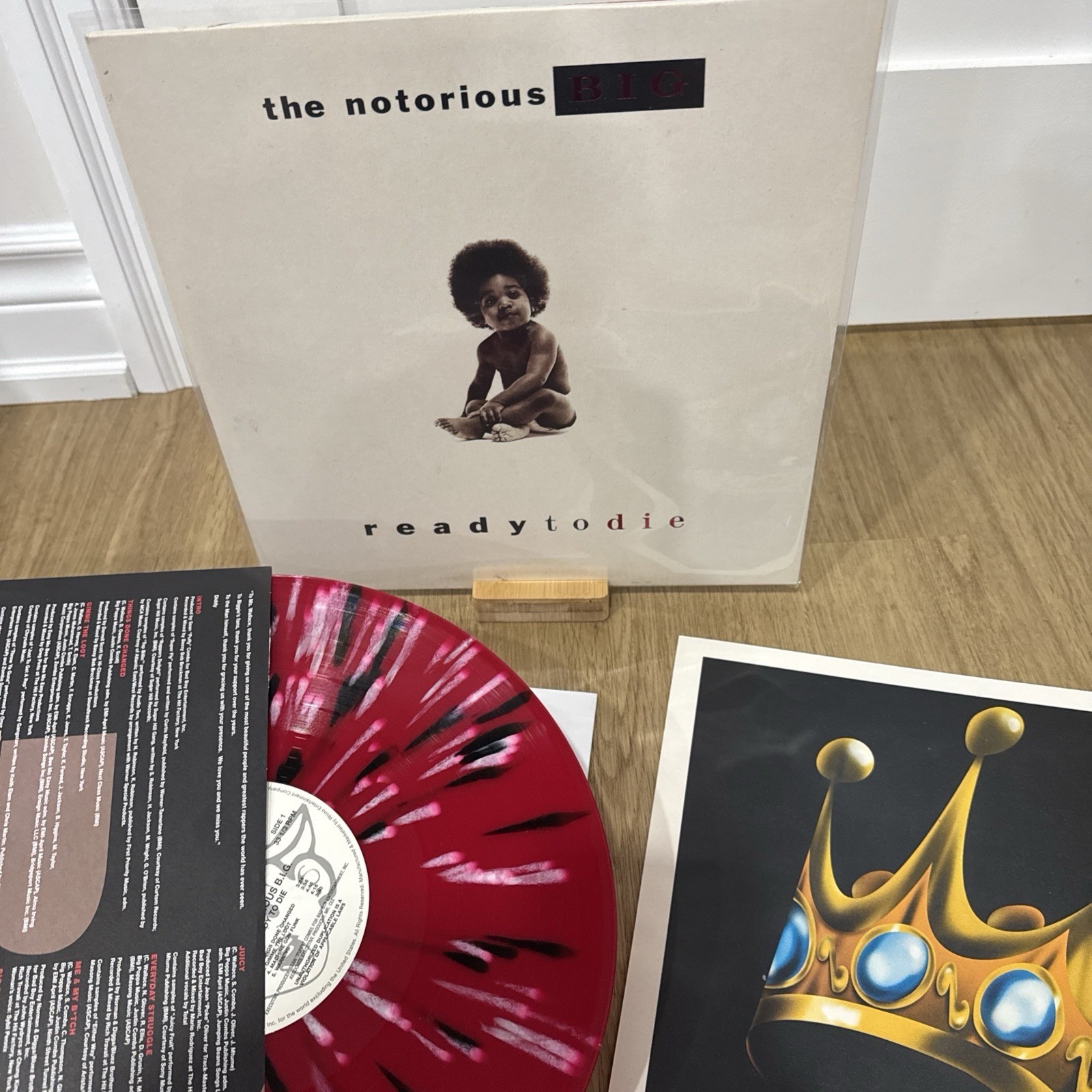 The Notorious Big Ready to Die VMP Exclusive Red and White Splatter Vinyl 2LP