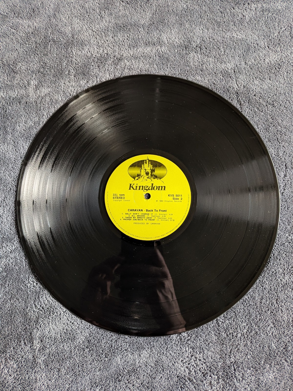 **Original UK 🇬🇧 Pressing** Caravan “Back To Front” (1982) Kingdom LP **Ex**