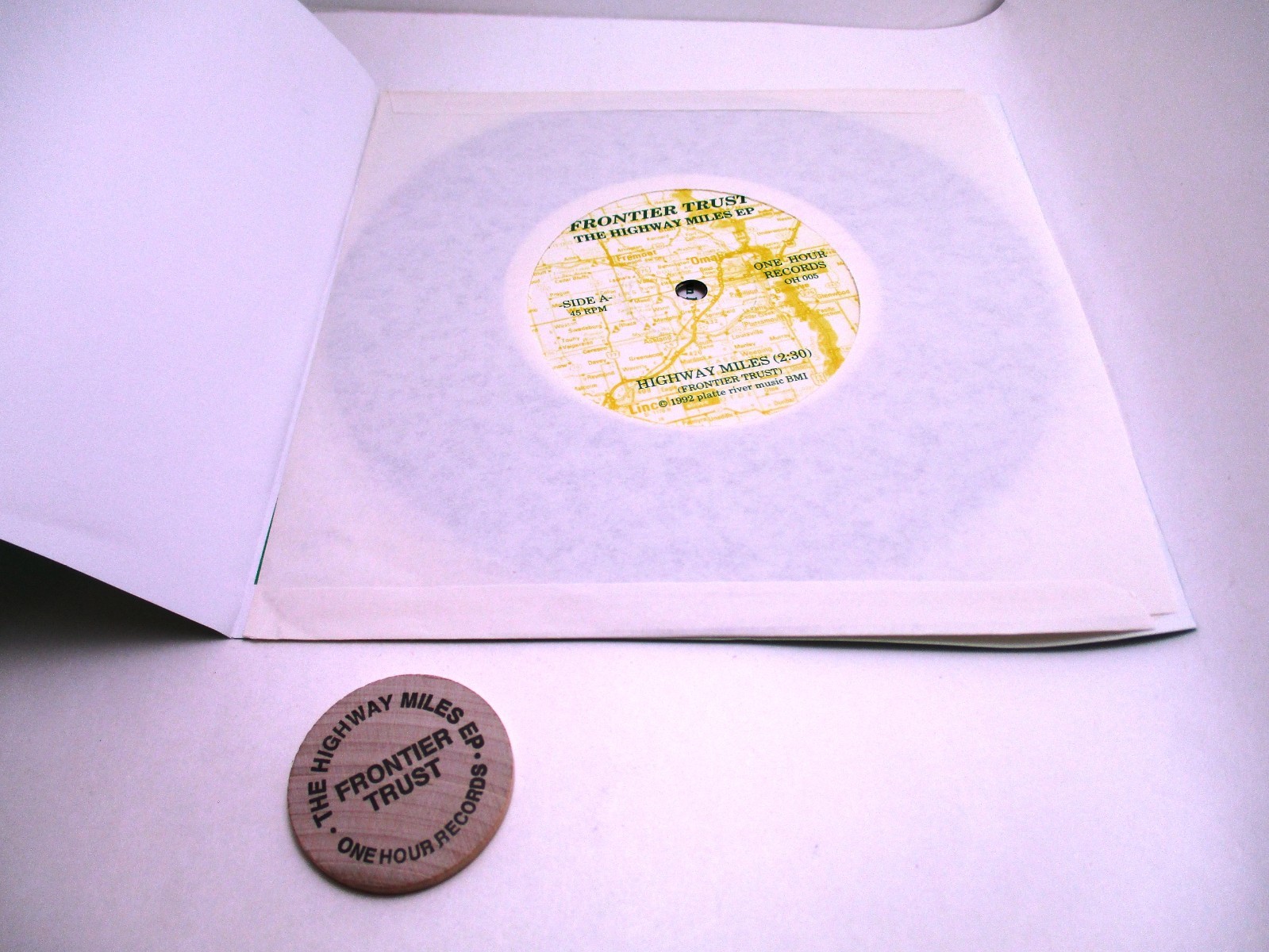 Frontier Trust Highway Miles EP 45 Album 7 inch Record Midwest Nebraska 90’s Alt