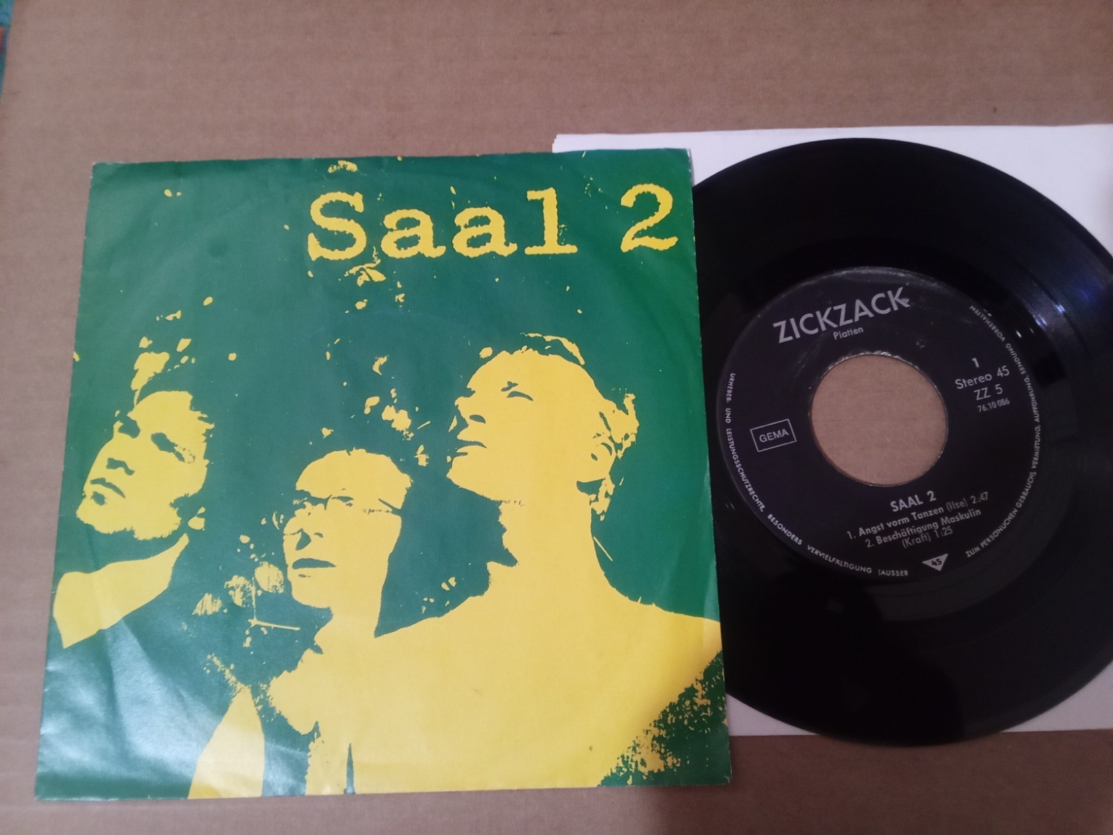 Saal 2 Angst Vorm 7 NDW 1980 Punk VOD Industrial KBD Throbbing Gristle 39 Clocks