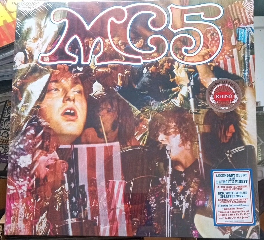 MC5 – Kick Out The Jams Red White Blue Splatter Vinyl Factory Sealed