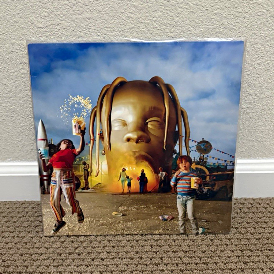 Travis Scott ASTROWORLD 12″ LP Black Vinyl Record – Astroworld Rap/Hip-Hop