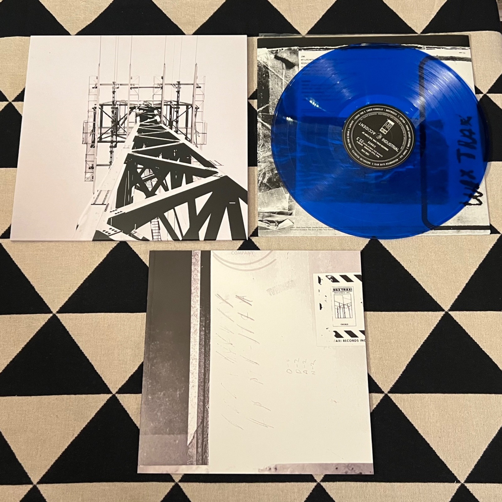 Industrial Accident – The Story of Wax Trax Records LP 12″ Blue Vinyl