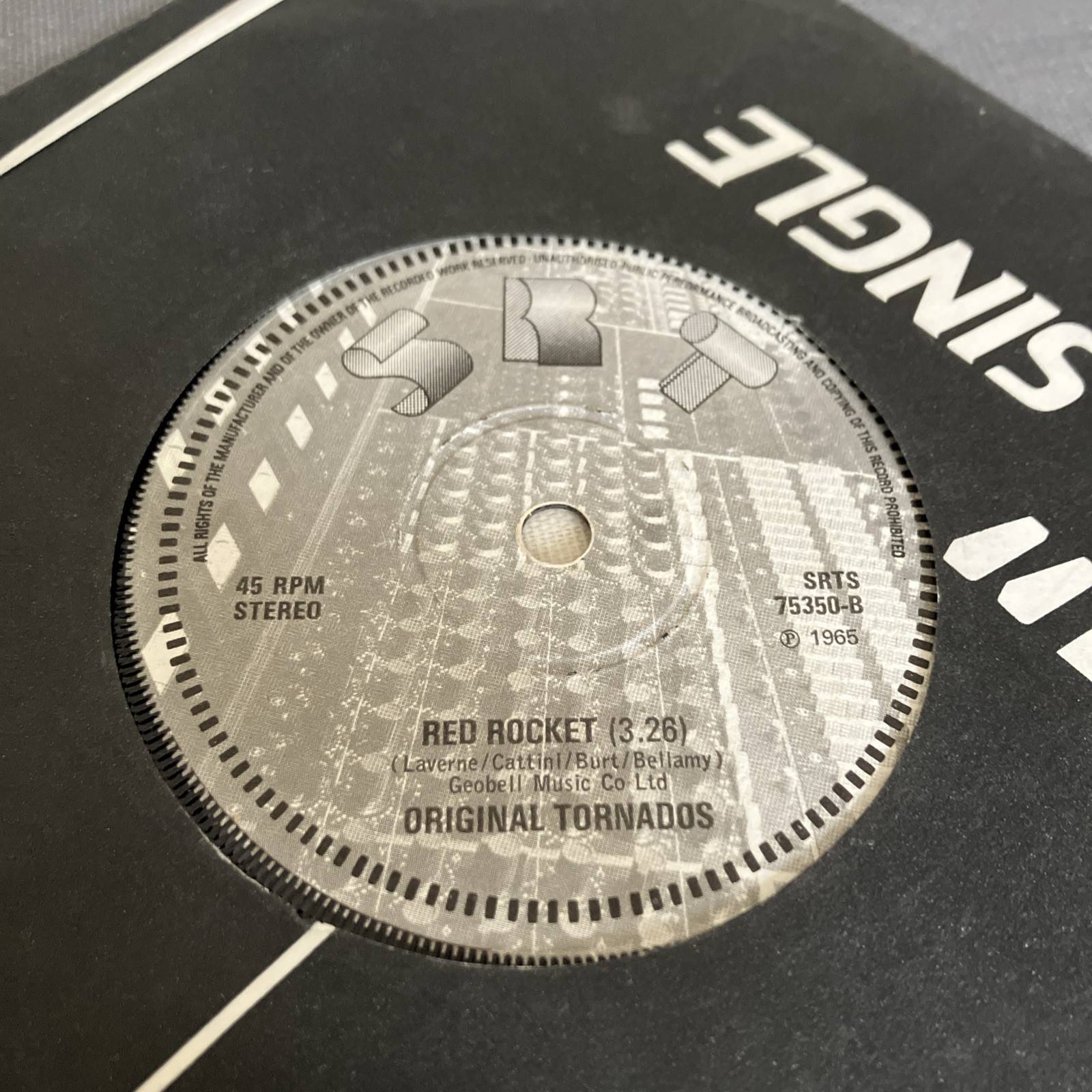ORIGINAL TORNADOS – TELSTAR / RED ROCKET – SINGLE 1975