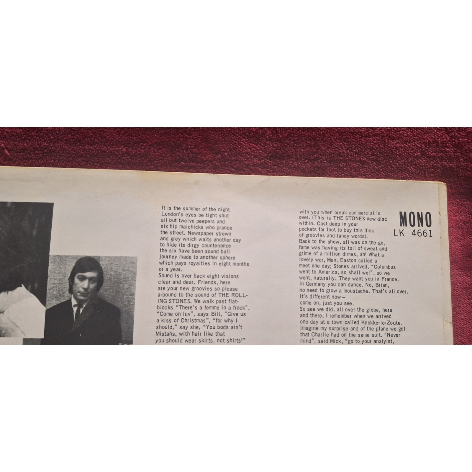 Rolling Stones No. 2 UK Mono DECCA LK4661 Vinyl XARL-6619-4A VG+