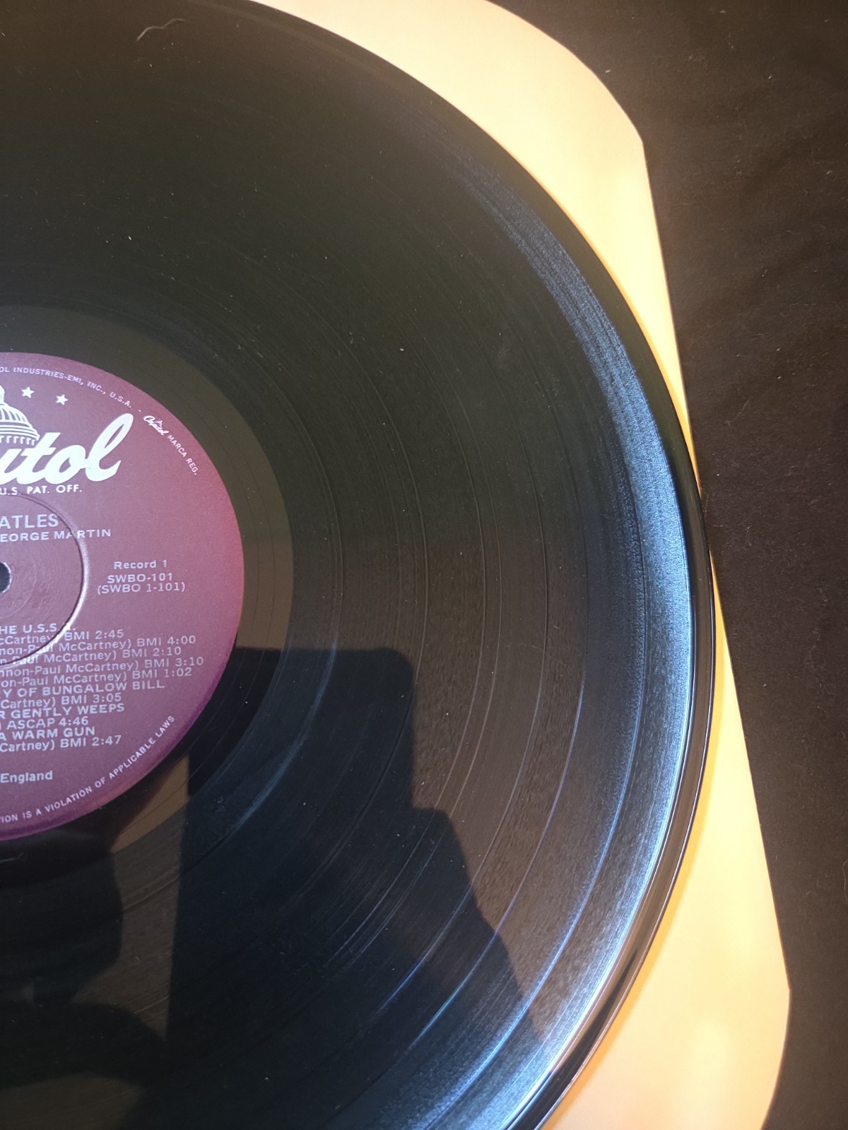 The Beatles – White Album 2LP (1978 U.S. Capitol Reissue, SWBO-101)
