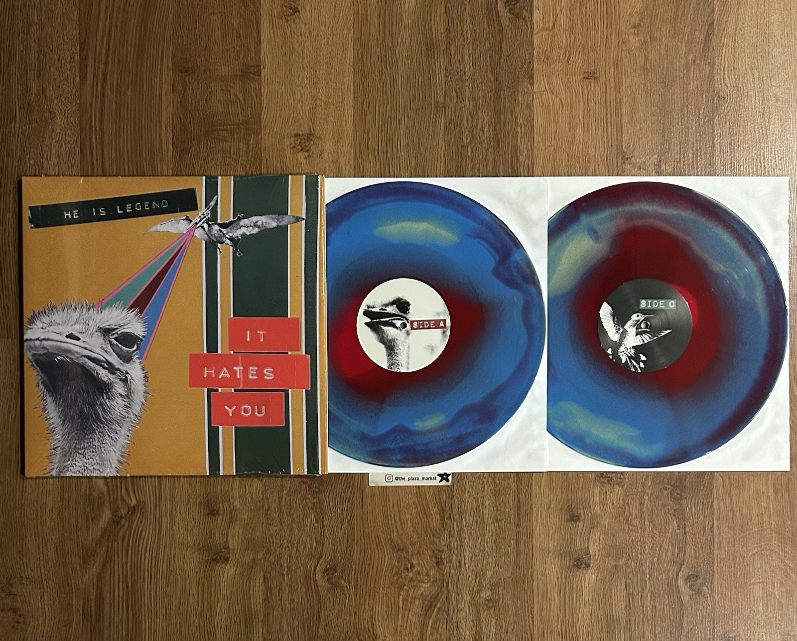 He Is Legend It Hates You vinyl Rainbow color record New