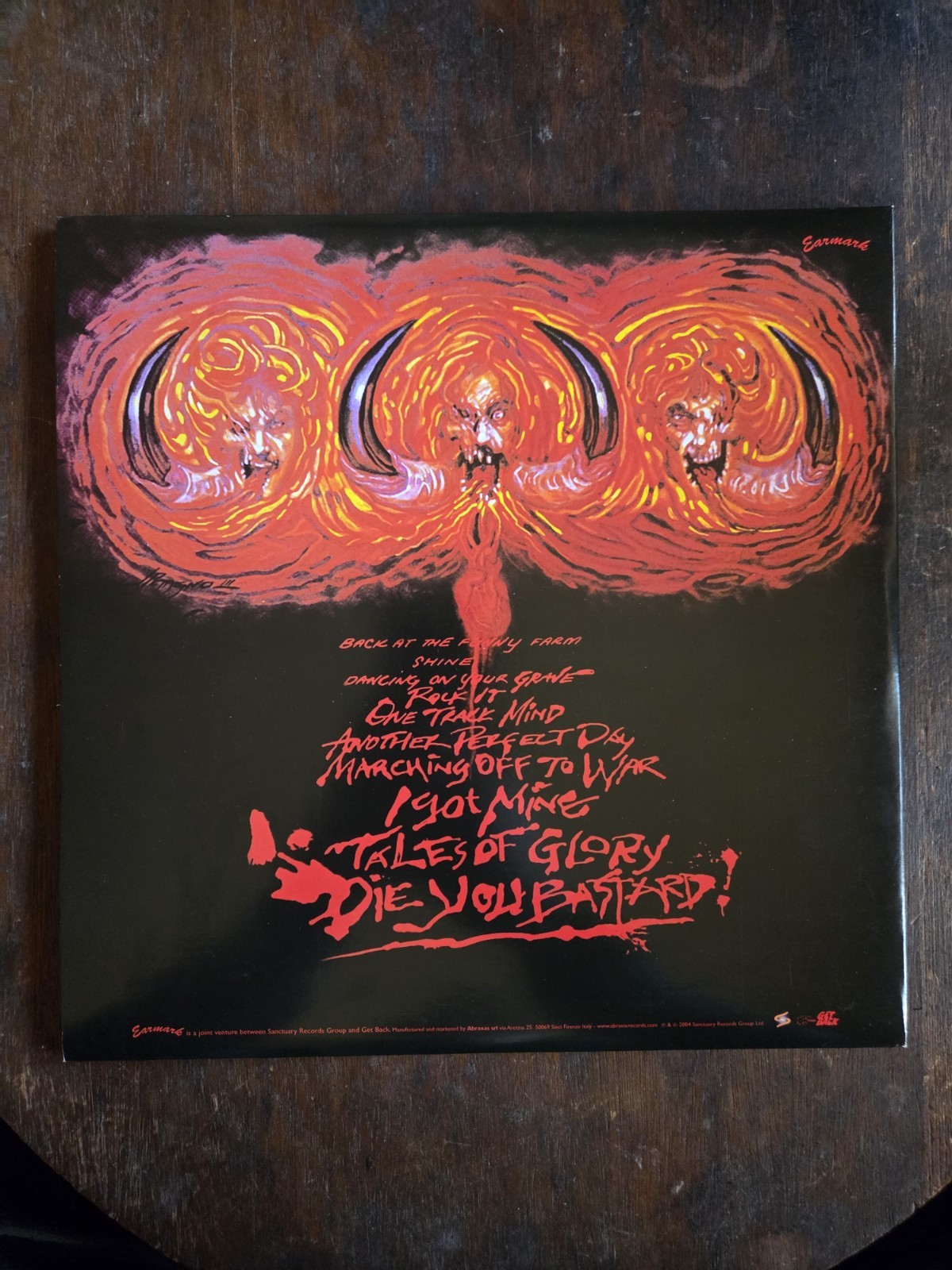 Motörhead – Another Perfect Day 2004 Italian Remaster 180g Vinyl Earmark NM