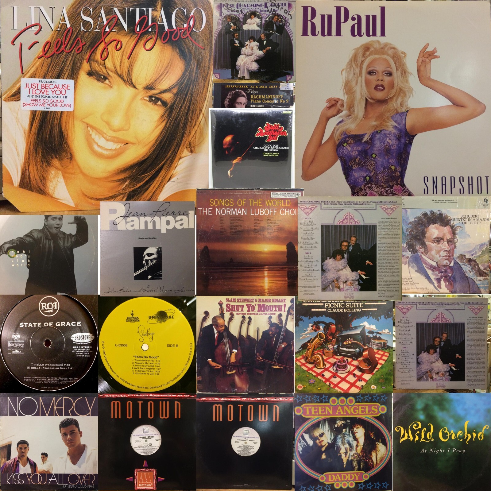 Assorted Collectable 12 inch Vinyl Records Group-2