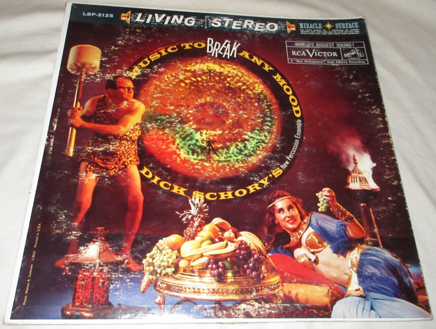 DICK SCHORY Music To Break Any Mood (1960) LP Living Stereo Percussion Ensemble