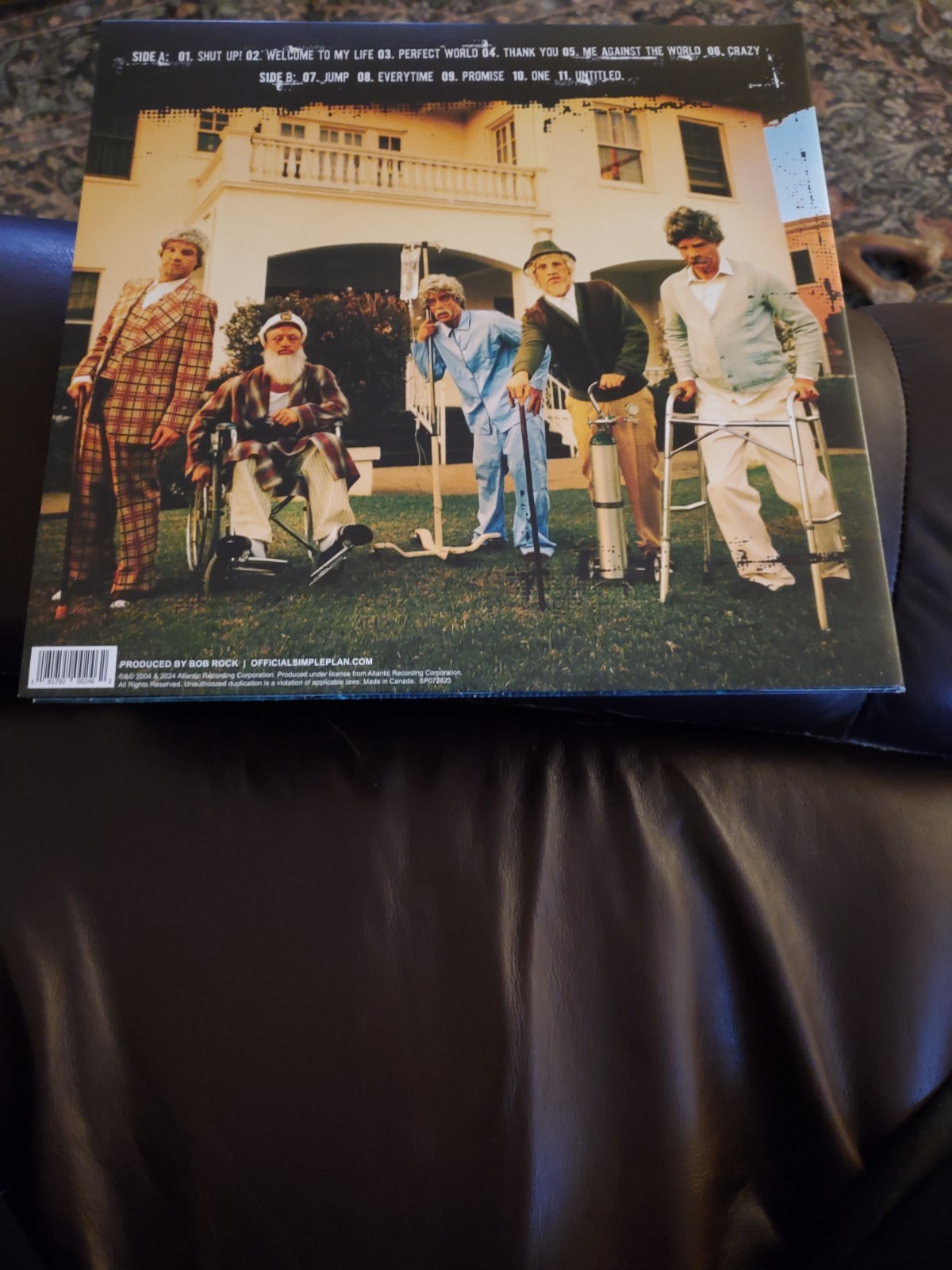Simple Plan – Still Not Getting Any – 1 LP White Green Blue Splatter Vinyl
