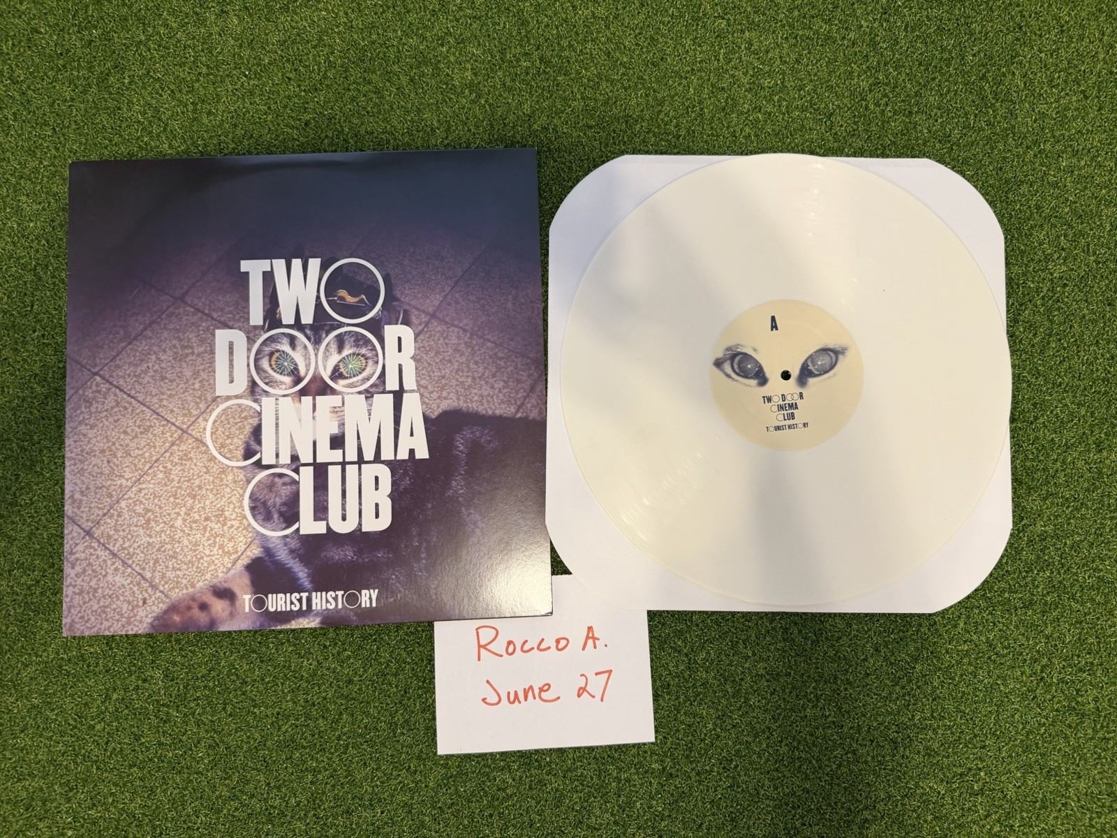 Two Door Cinema Club Tourist History LP Vinyl Rare WHITE