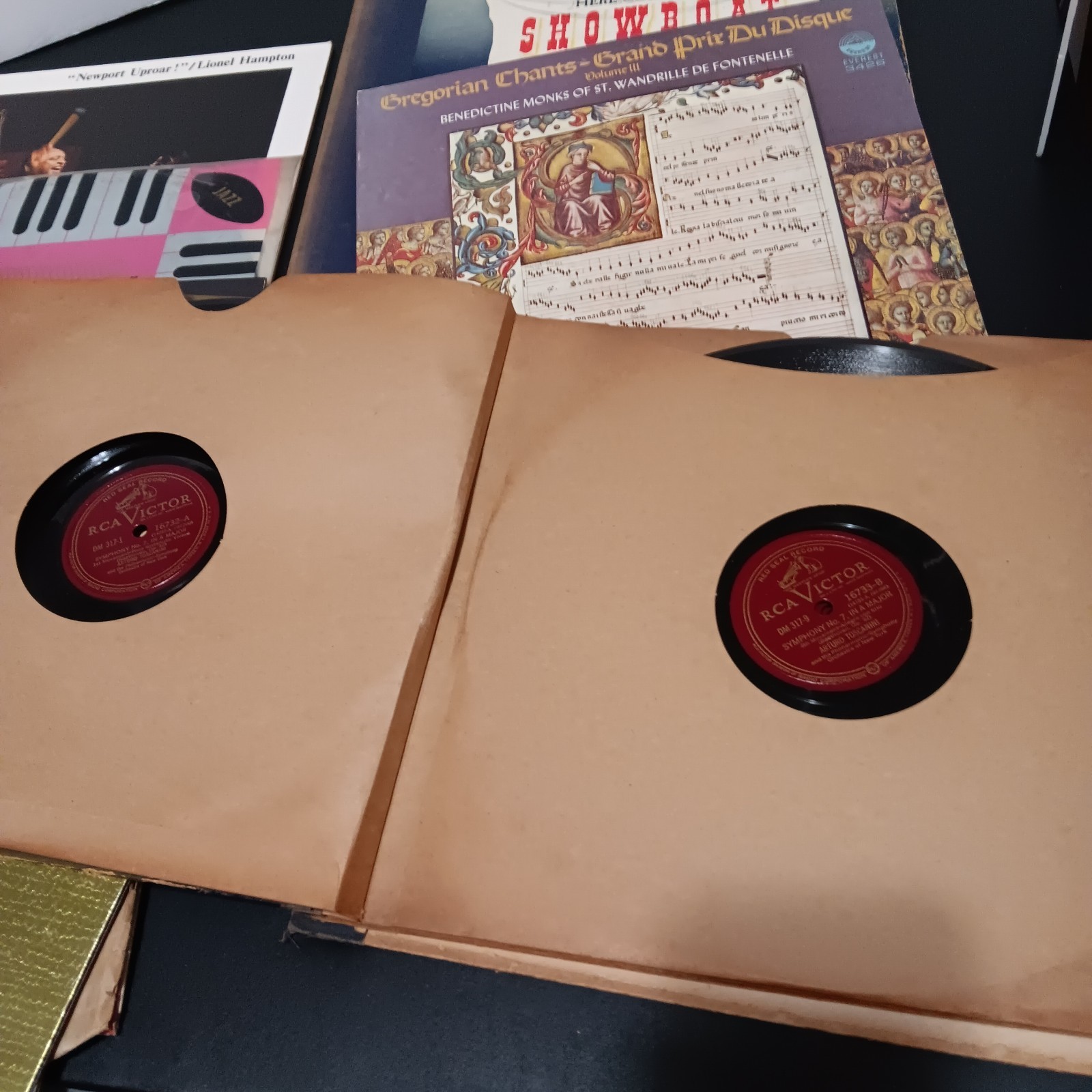 Lot of 12″ Vintage Records, Orchestra and Mixed, See Photos, Untested