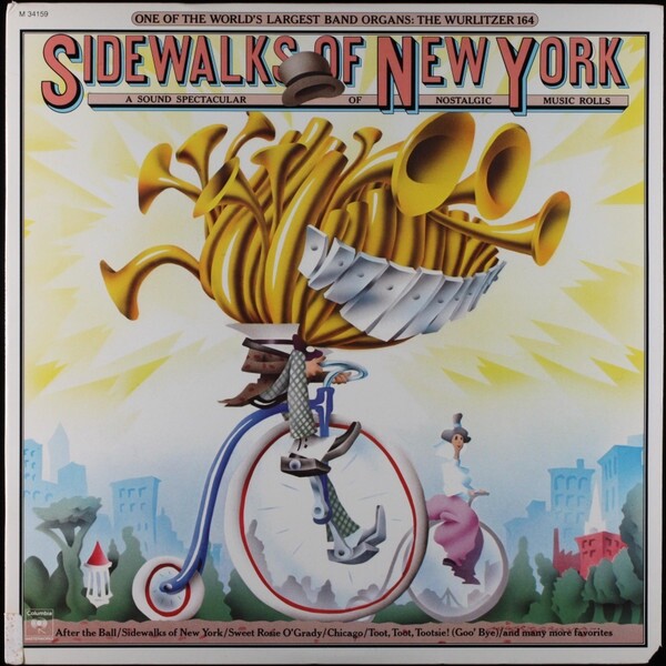 Sidewalks Of New York Jazz Pop Band Organ Nostalgic Musi 1976 M-34159 Vinyl 12”