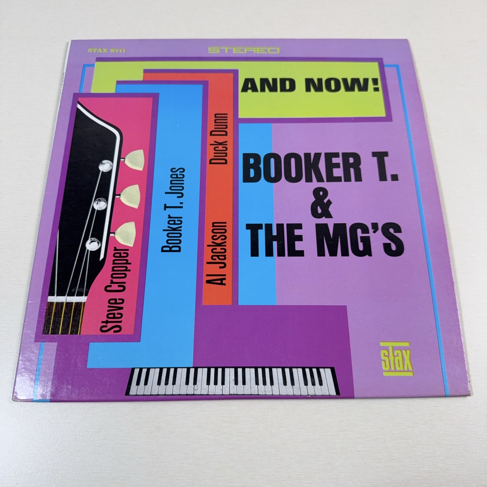 Booker T. & The MG’s AND NOW! STAX S 711 Stereo LP Vinyl Record 1966 Soul Funk