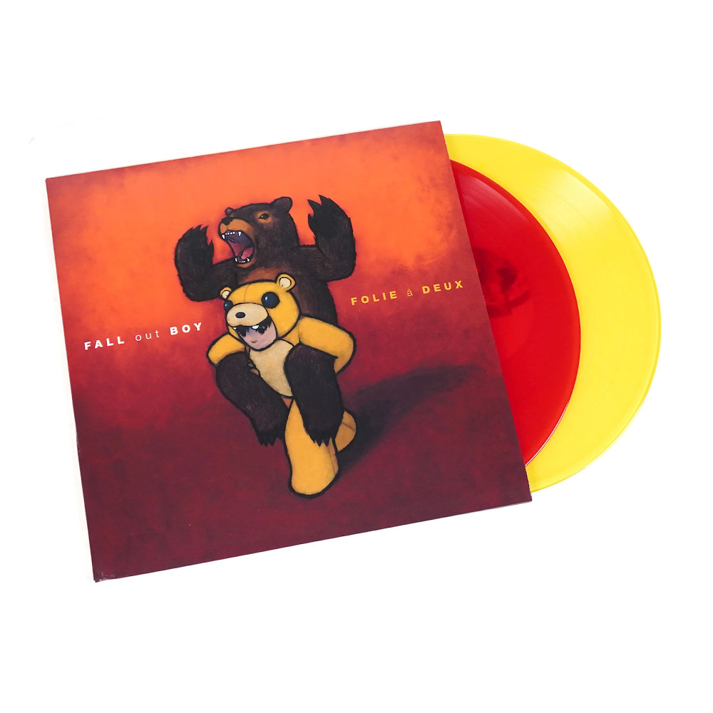 Fall Out Boy – Folie a Deux, Vinyl Record, 2LP, Red & Yellow