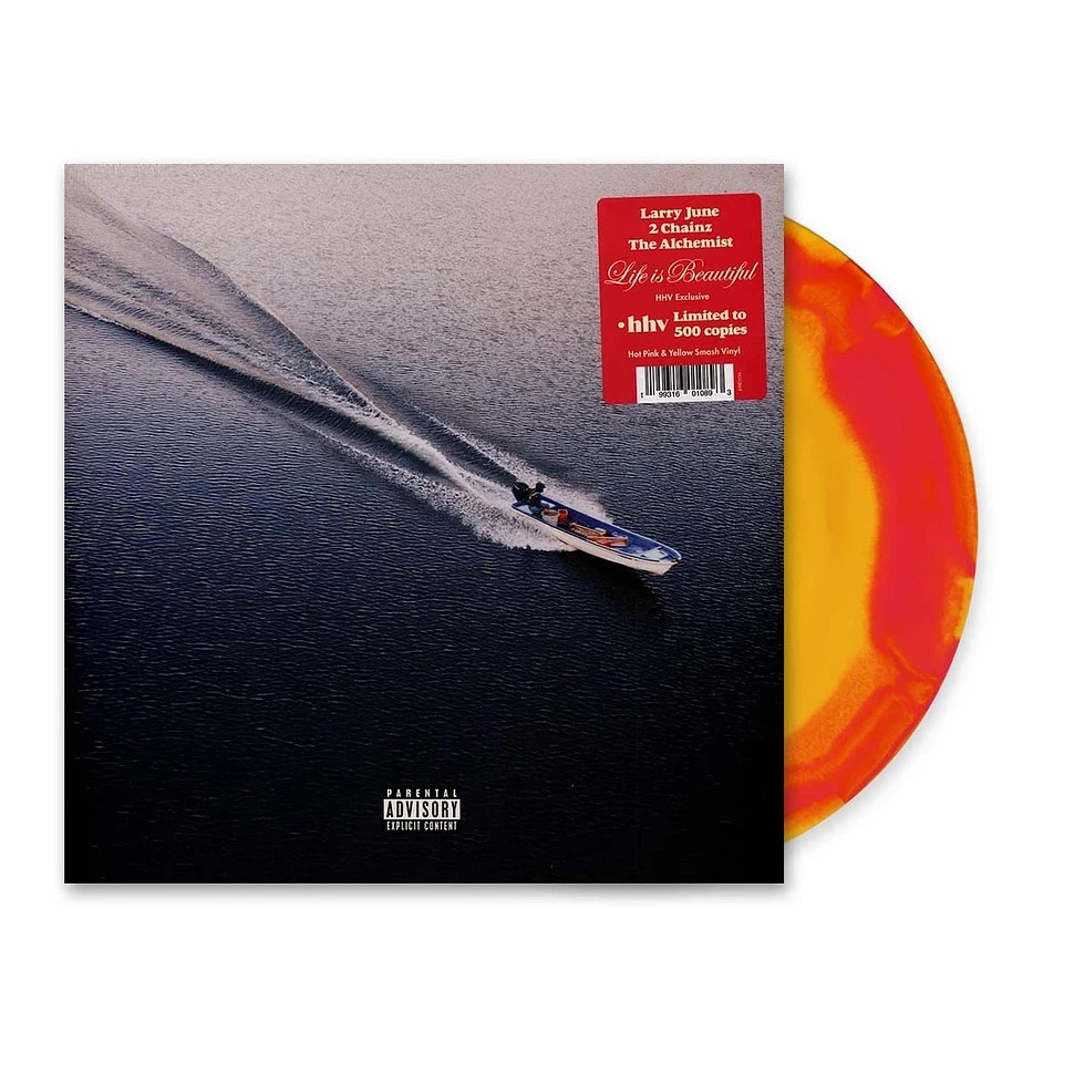LARRY JUNE 2 CHAINZ THE ALCHEMIST Life Is Beautiful GetOnDown Vinyl /500 SHIPPED