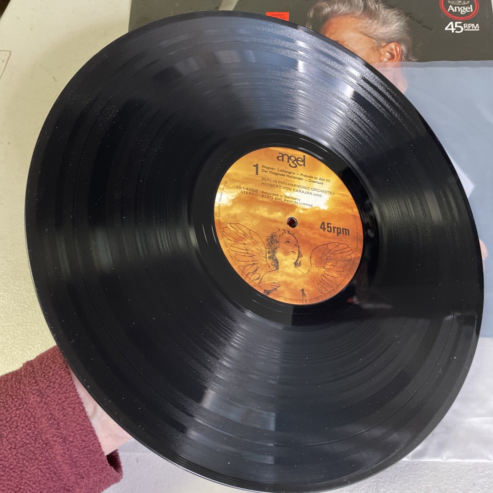 Angel Sonic Series 45RPM SS 45008 Karajan Conducts Wagner Lohengrin