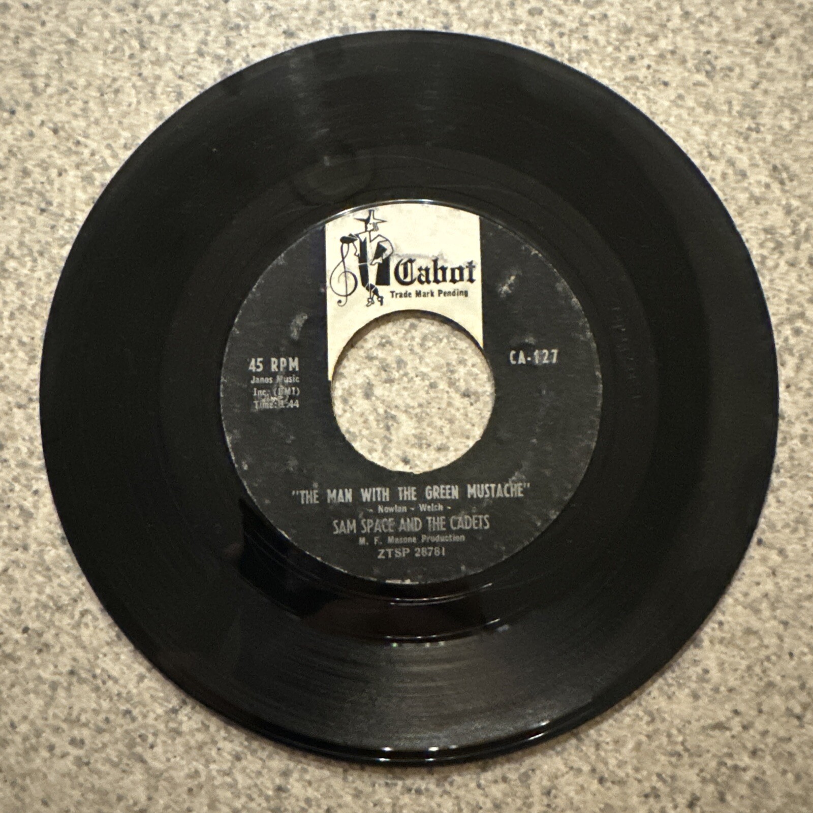 Sam Space & The Cadets – 45 – Take Me To Your Leader Cha-Cha-Cha / The Man With
