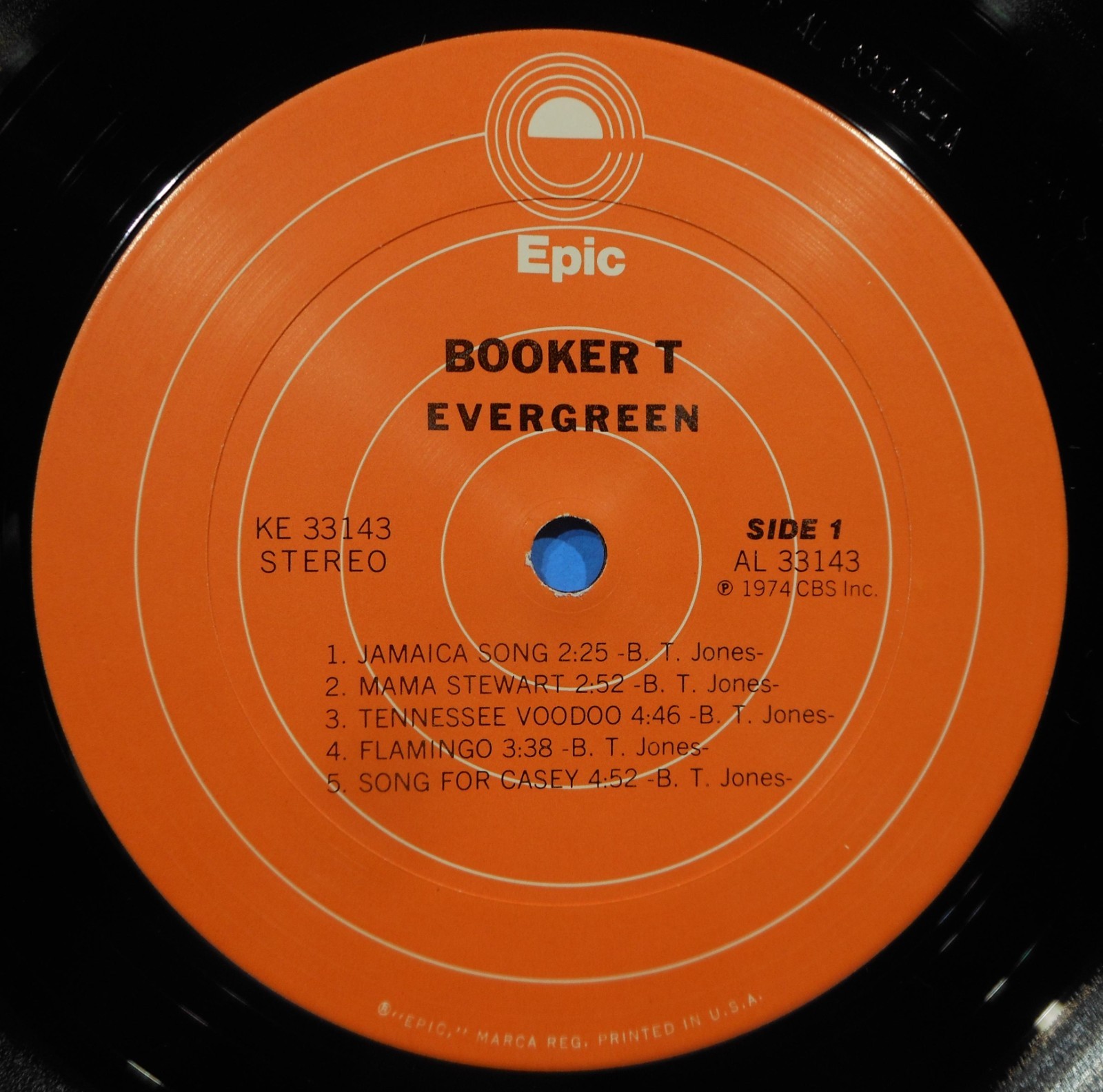 BOOKER T EVERGREEN LP 1974 ORIGINAL SHRINK GREAT CONDITION! VG++/VG++!!