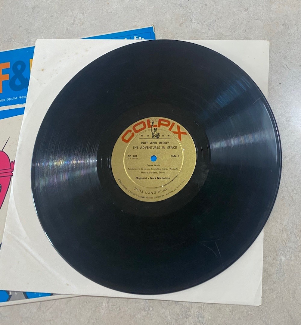 Ruff & Reddy Adventures In Space Colpix Records – CP 201 Original Mono Vinyl LP
