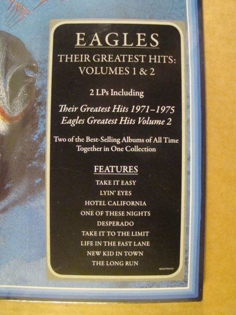 EAGLES – Greatest Hits: Volumes 1 & 2 (Double LP Box Set) NEW/ Sealed, Joe Walsh