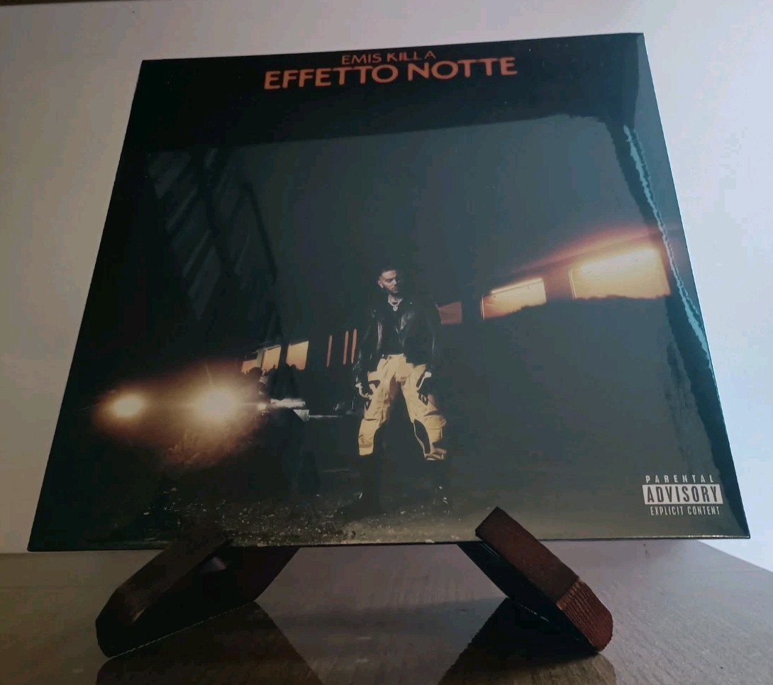 Emis Killa Effetto Notte LP VINILE NUMERATO BLU 1000 copie
