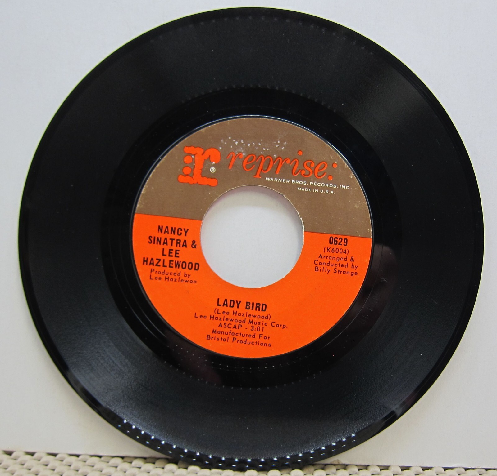 Nancy Sinatra, Lee Hazlewood – Lady Bird & Sand – Reprise 45 RPM 1989