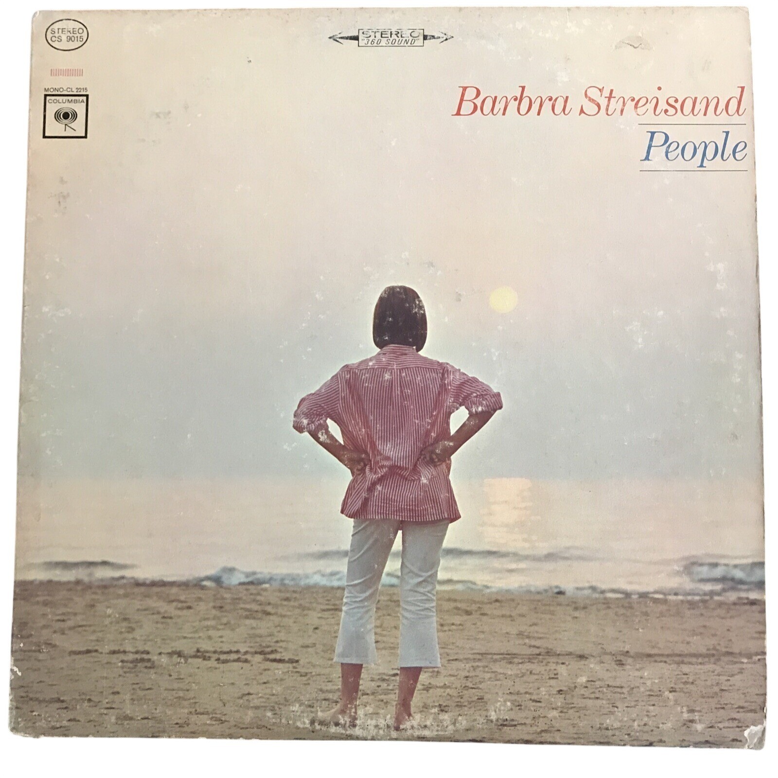 Barbra Streisand People Vinyl LP 12″ Black 360 Sound Stereo 1964 Pop Vocal Retro