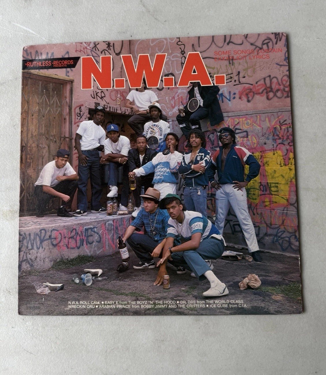 NWA And The Posse Vinyl Lp Vinyl Macola Gangsta Rap Hip Hop Cult Classic